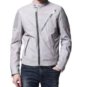 Men's Diesel L- Mackson Leather Jacket